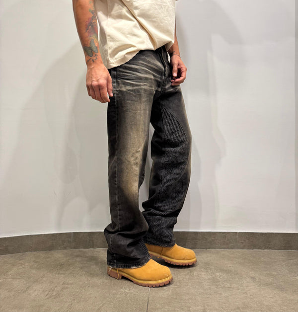 Jeans ribbed sabbiato